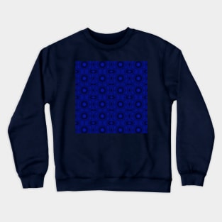 Blue "Mouth" Columns Crewneck Sweatshirt